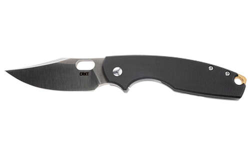 Knives Columbia River Knife&Tool Pilar CRKT PILAR IV BLACK 3.09" PLAIN EDGE